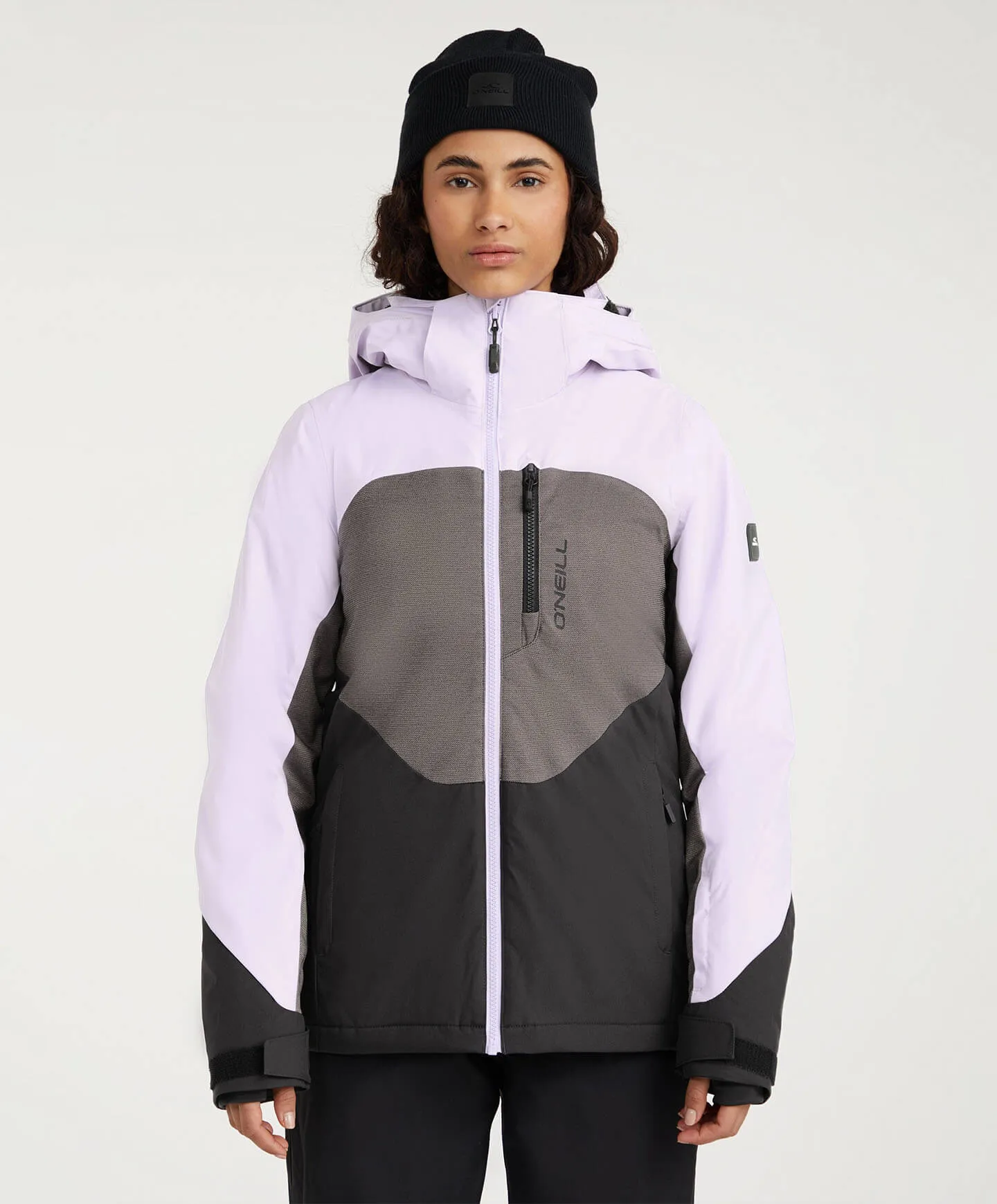 ONeill Carbonite Jacket Womens Purple Rose Colur Block