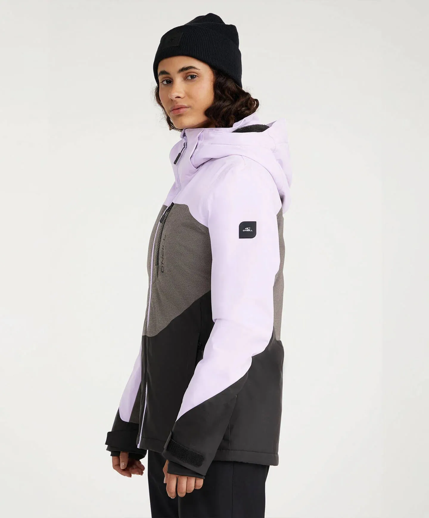 ONeill Carbonite Jacket Womens Purple Rose Colur Block