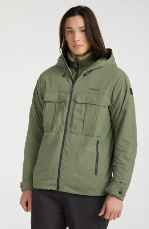 O'Neill TRVLR Series Trainingsjacke | Deep Lichen Green