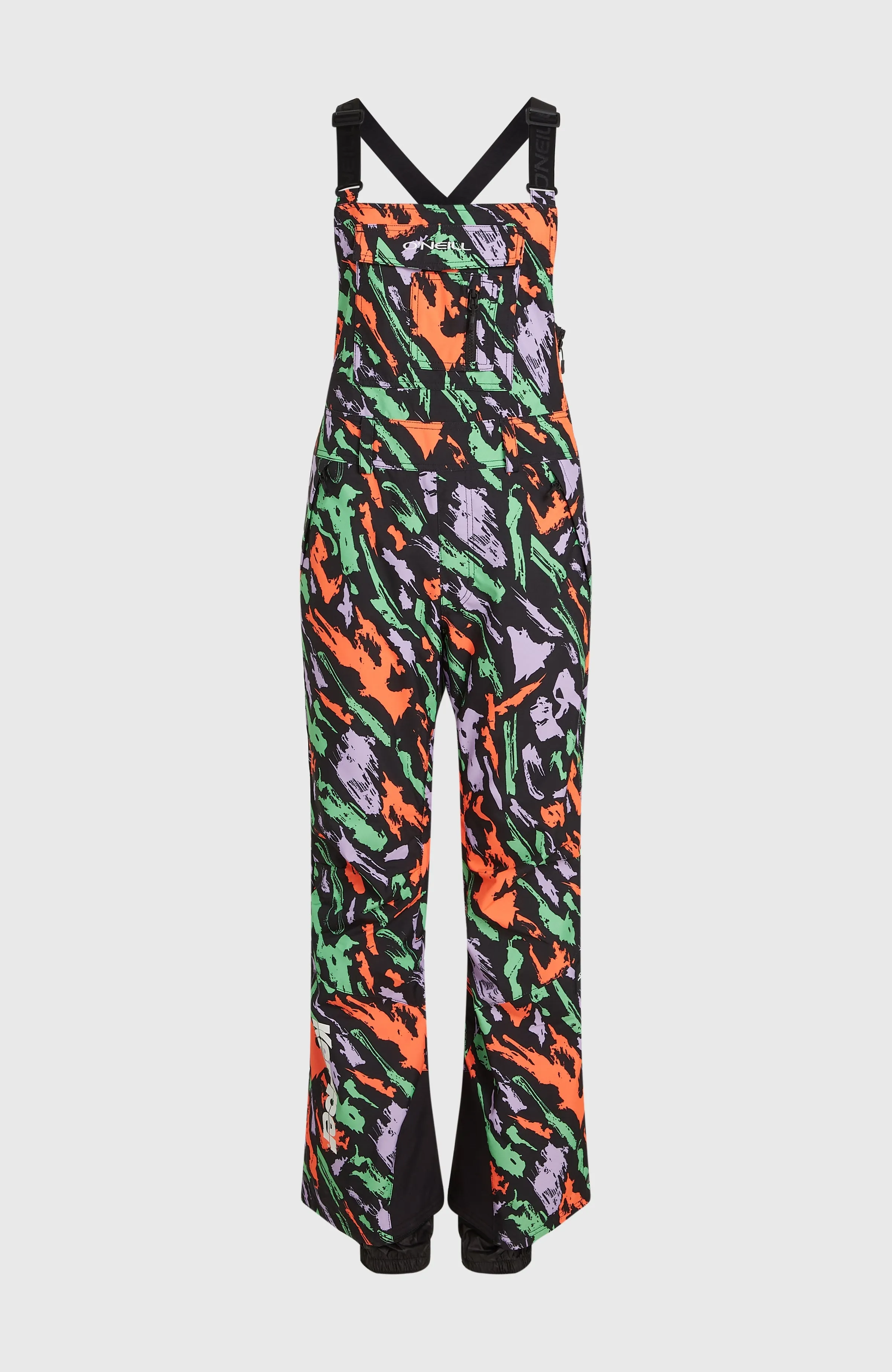 O'Riginals Bib Regular Skihose | Black Kemper Print