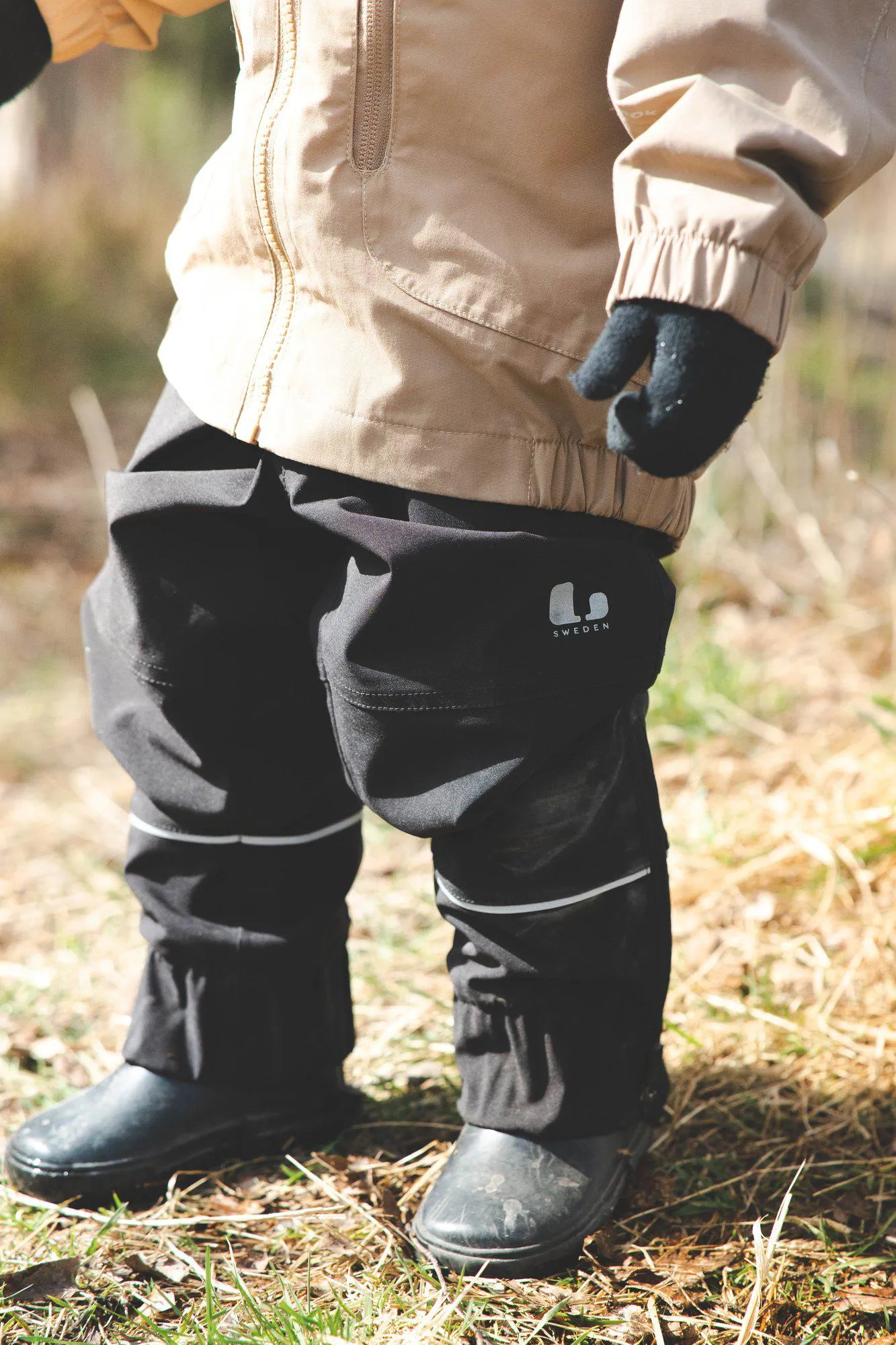 OSLO SHELL PANTS - BLACK