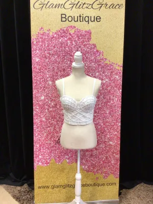 Pearl Beaded Bustier Corset