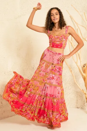 Pink Candy Maxi Skirt