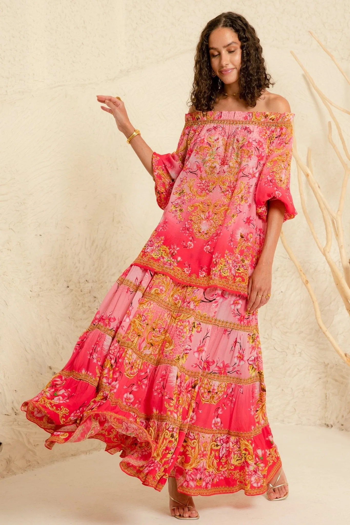 Pink Candy Maxi Skirt