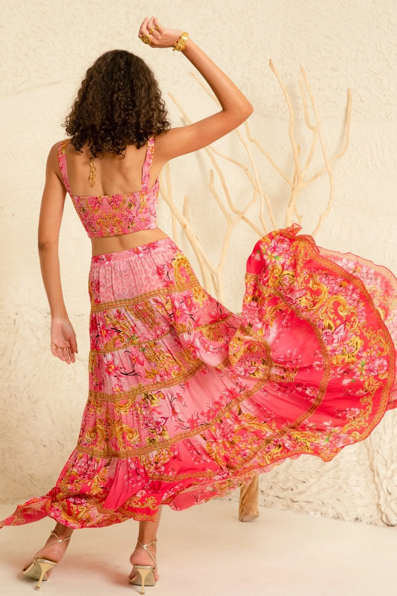 Pink Candy Maxi Skirt