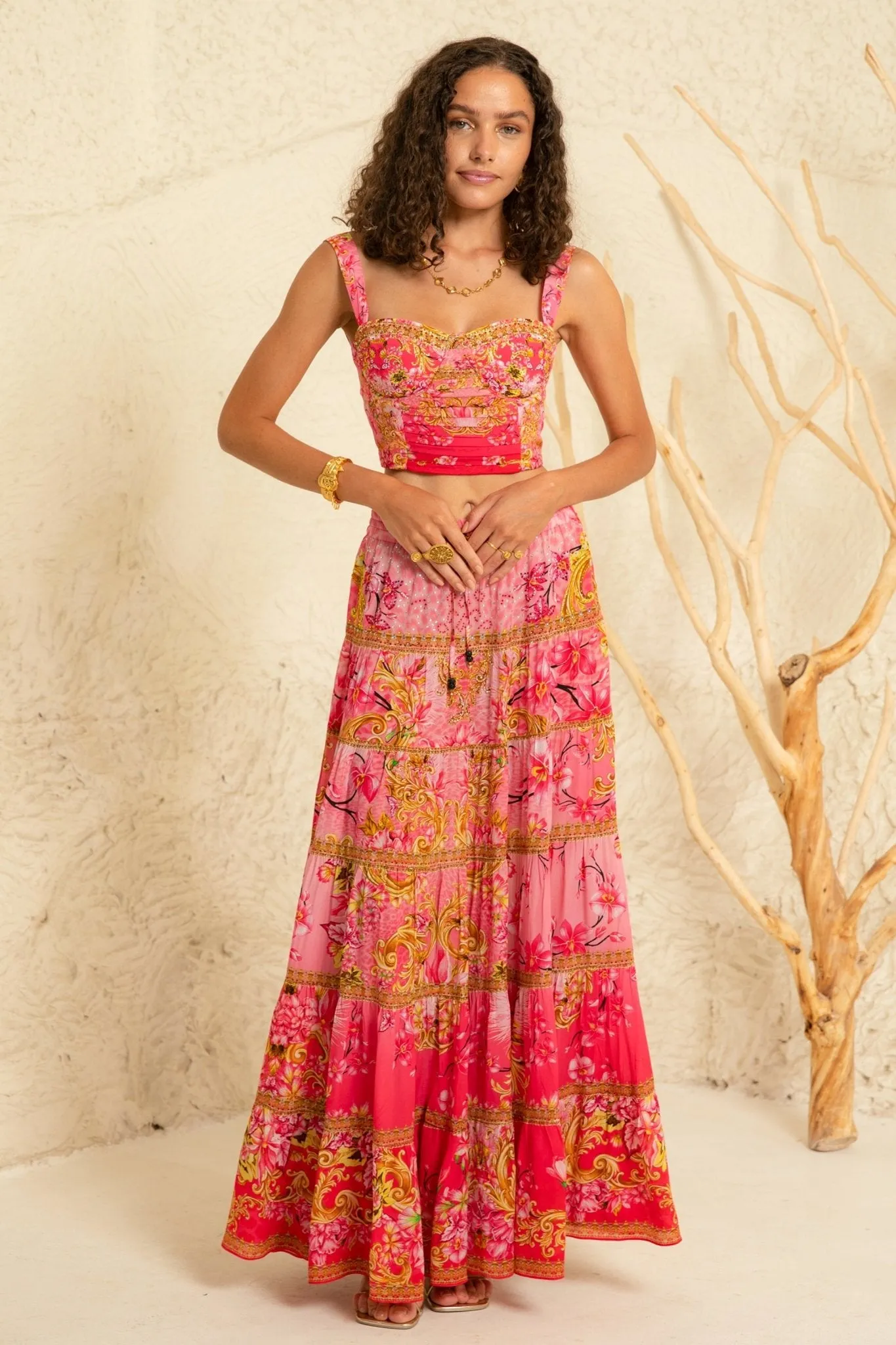 Pink Candy Maxi Skirt