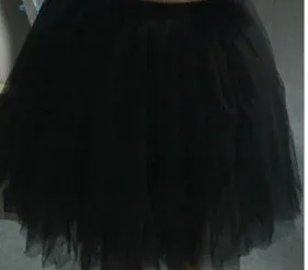 Puff Women Mesh Skirt White Pink Black Ball Gown High waist Knee Length Tulle Jupes Fashion Grunge Jupe Female Tutu Skirts