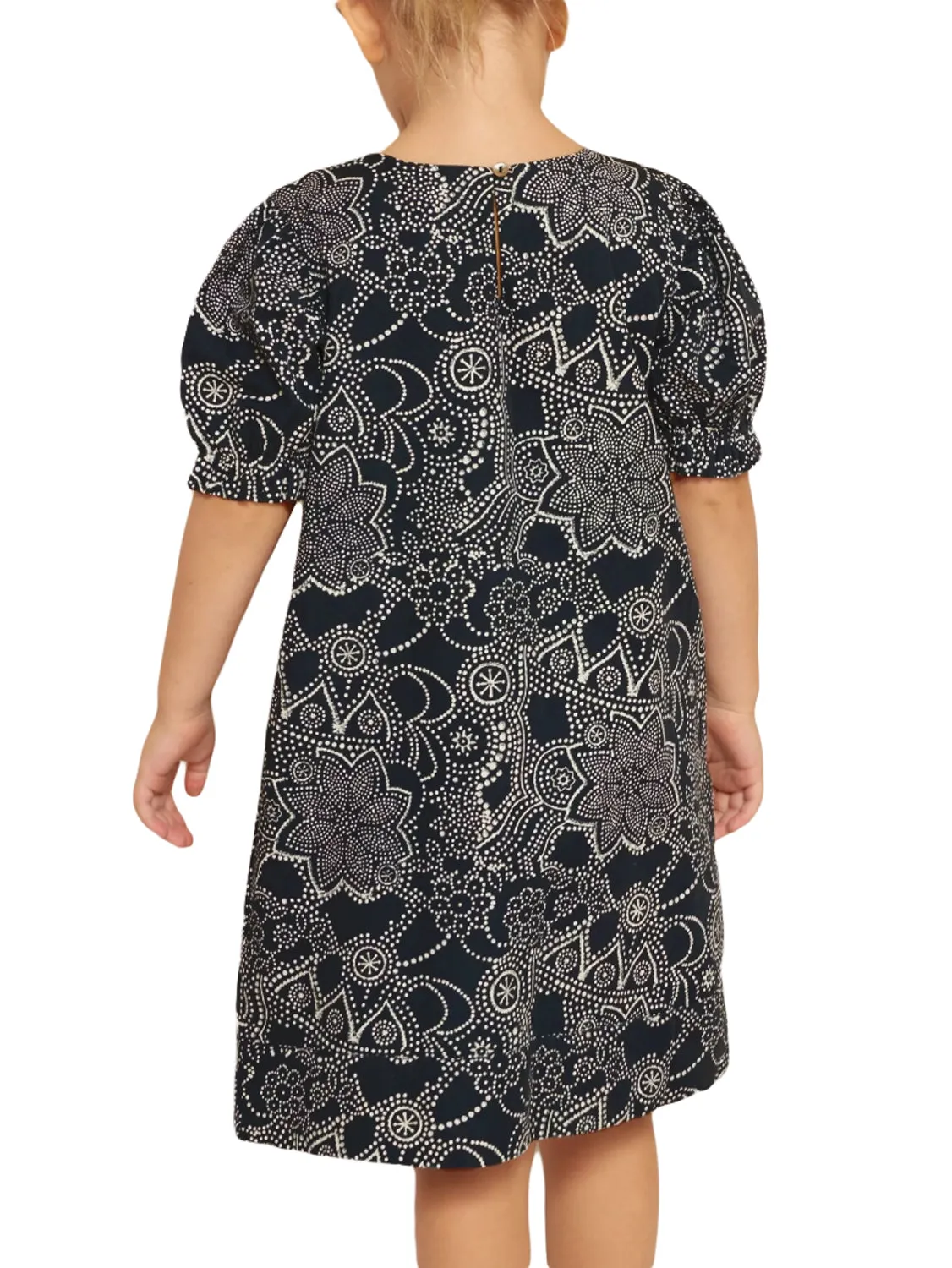 Roberta Roller Rabbit Little Girls Dihn Lunara Dress 2 Years Indigo