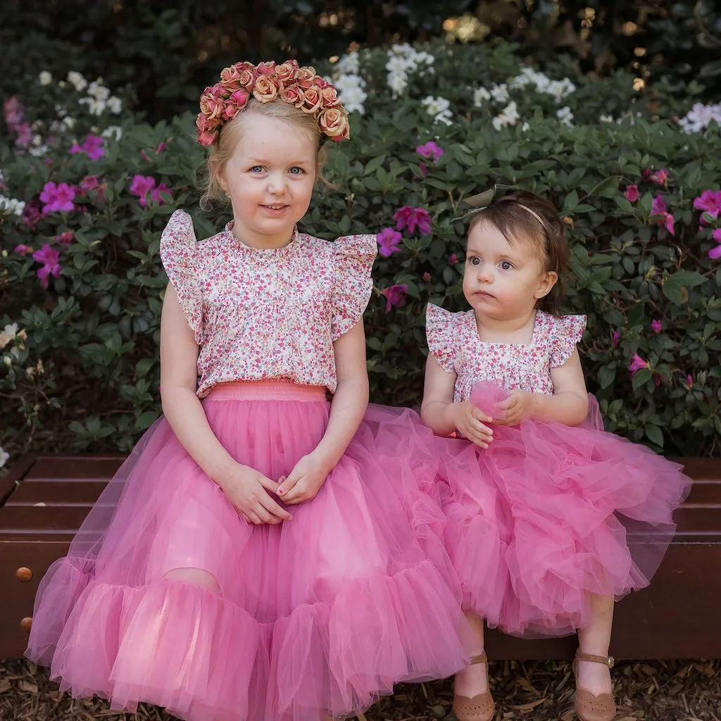 Romantic Ruffle Tutu - Vintage Rose