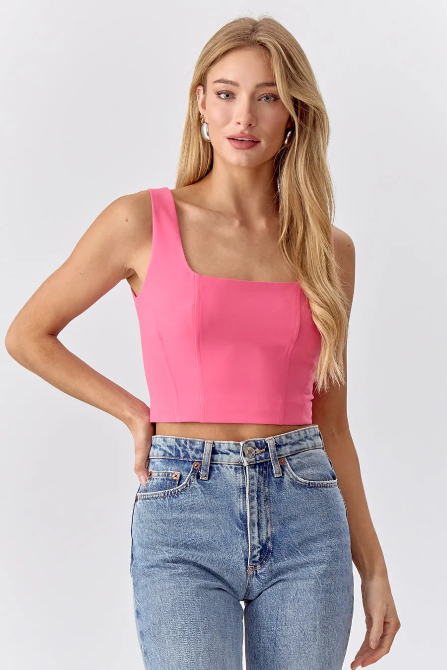 Scarlett Square Neck Crop Top
