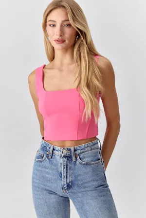 Scarlett Square Neck Crop Top