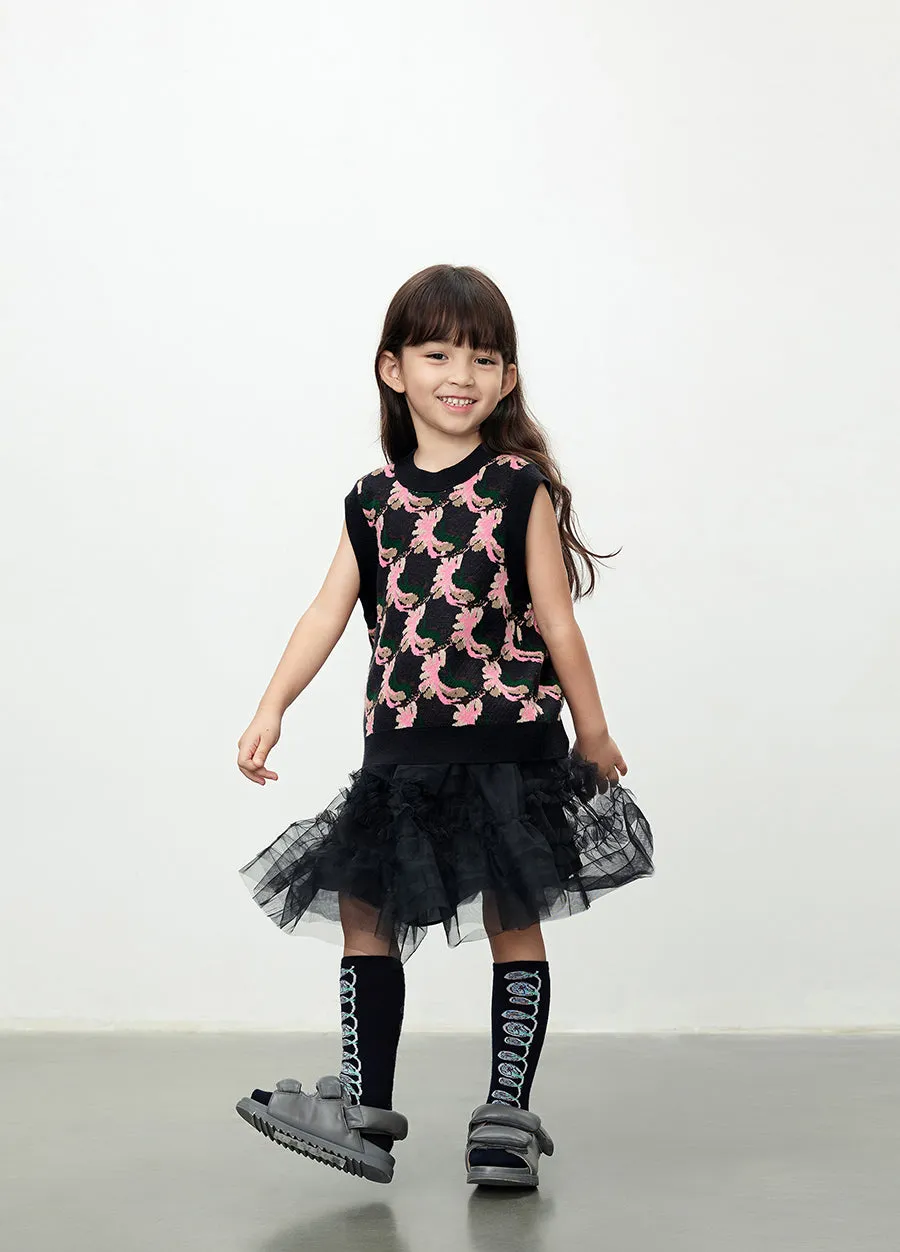 Skirt / jnby by JNBY Tulle-panels Skirt