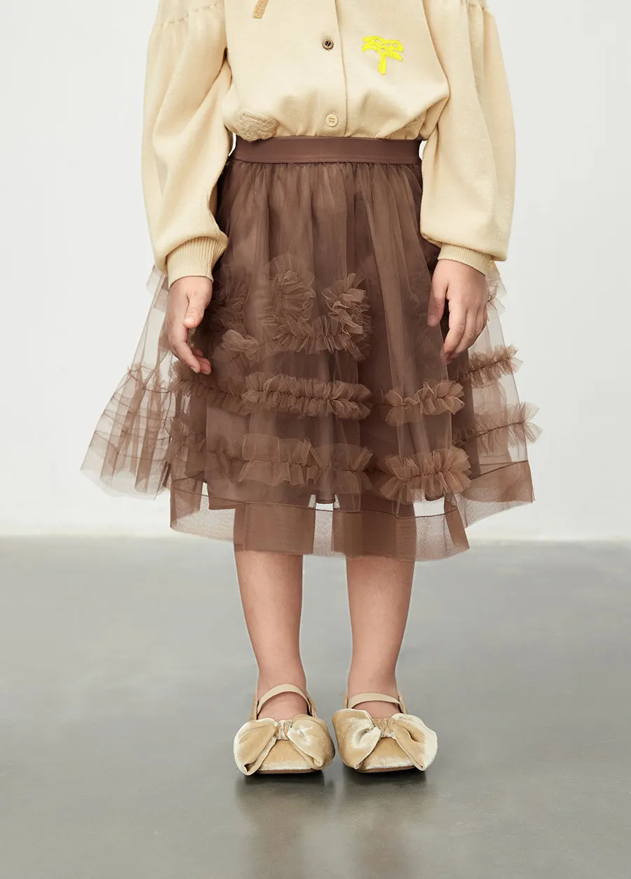 Skirt / jnby by JNBY Tulle-panels Skirt