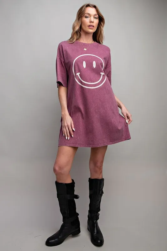 Smiley Face Tshirt Dress