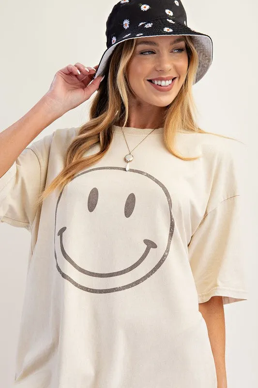 Smiley Face Tshirt Dress