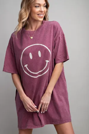 Smiley Face Tshirt Dress