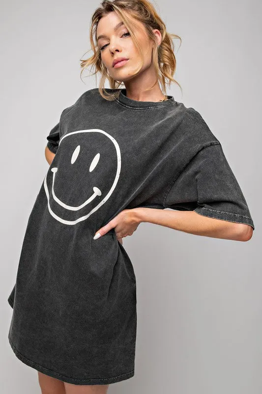 Smiley Face Tshirt Dress