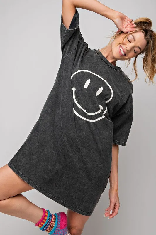 Smiley Face Tshirt Dress