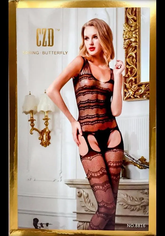 Spring Butterfly Bodystocking - 8816