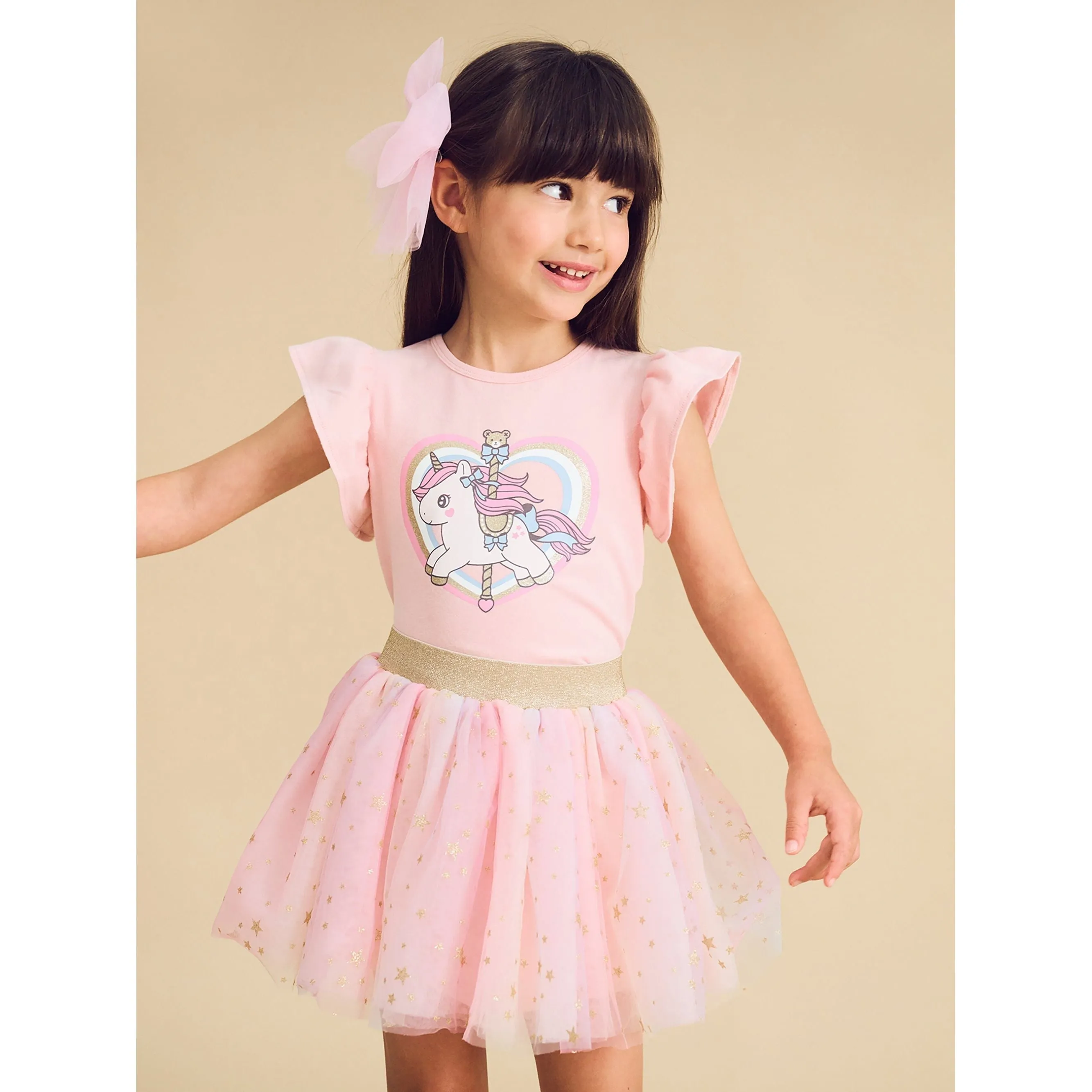 Starry Rainbow Tulle Skirt