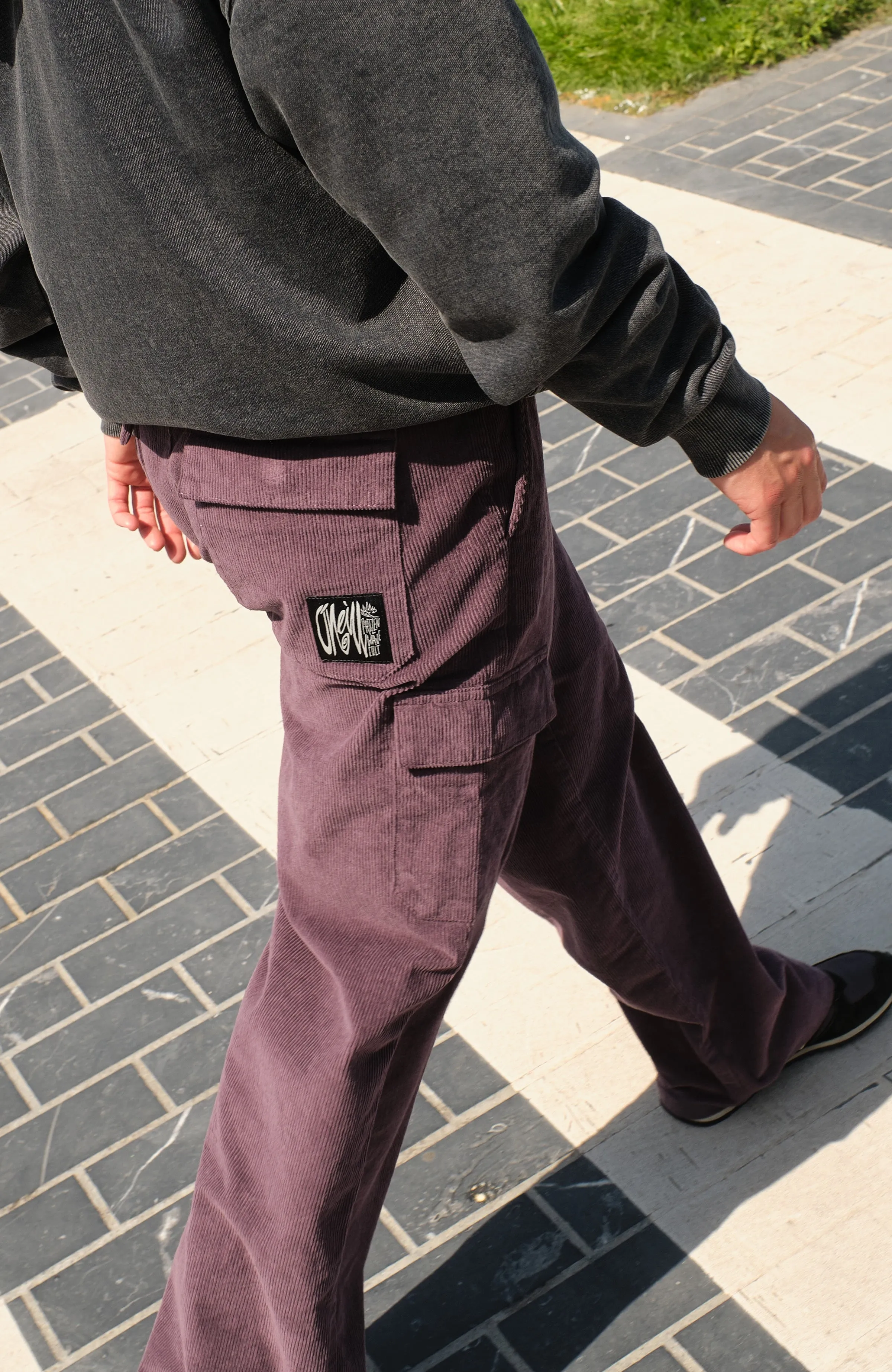 Surf Heroes Cord-Cargohose | Mauve Miracle