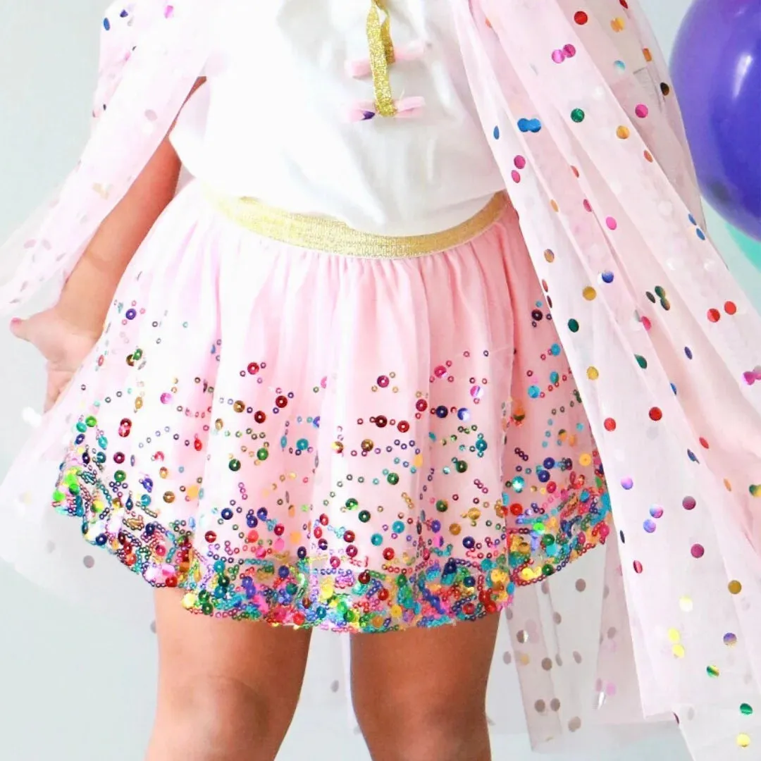 Sweet Wink Pink Confetti Tutu