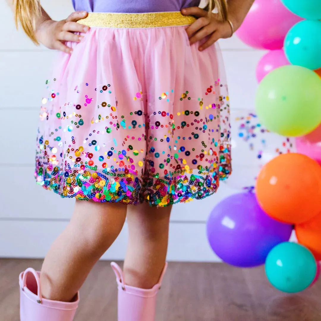 Sweet Wink Pink Confetti Tutu