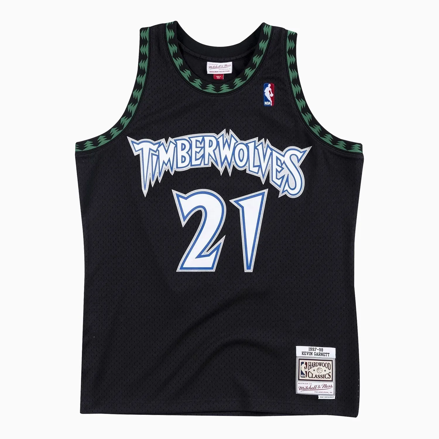 Swingman Kevin Garnett Minnesota Timberwolves NBA 1997-98 Jersey