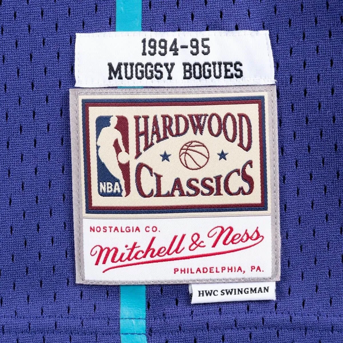 Swingman Muggsy Bogues Charlotte Hornets NBA 1994-95 Jersey