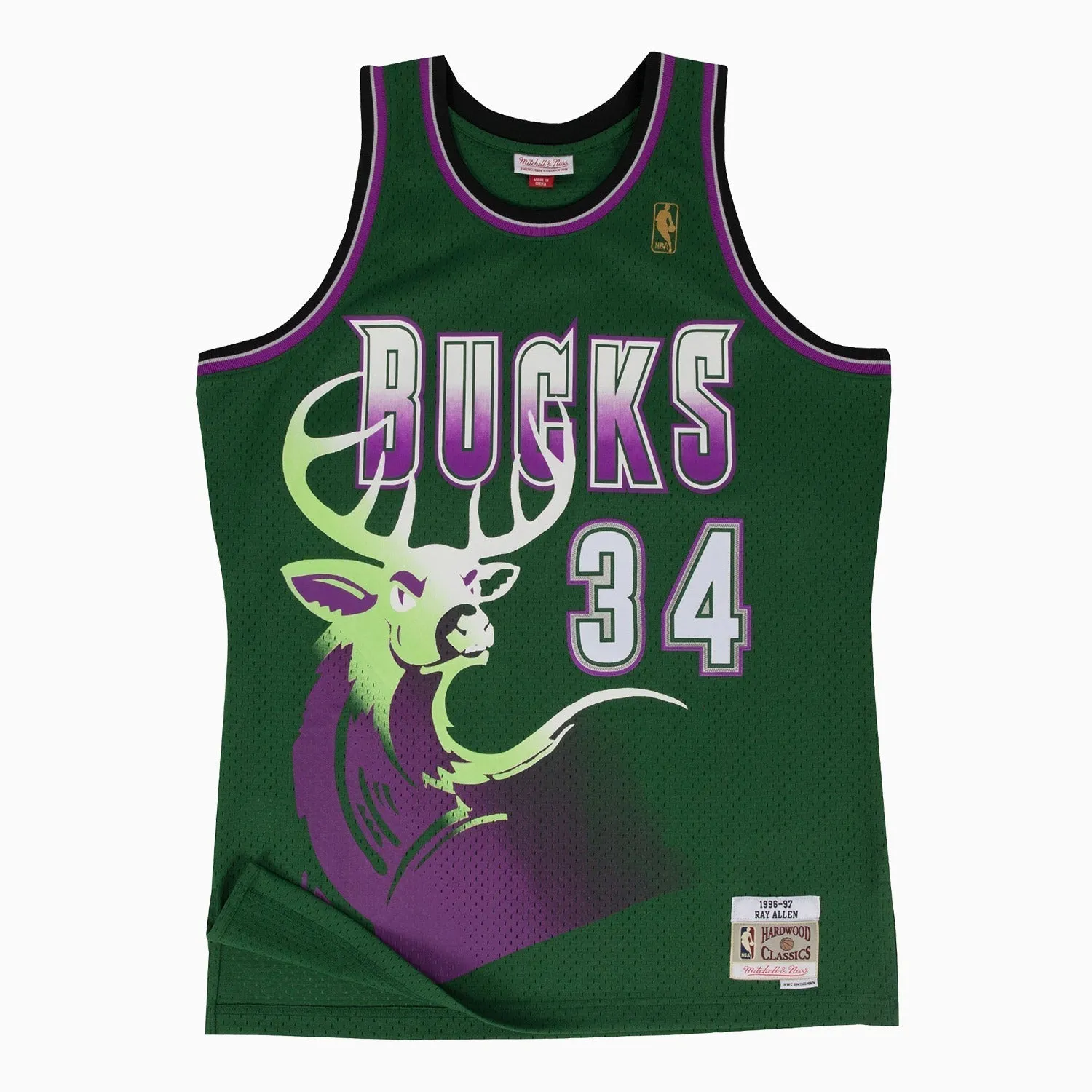 Swingman Ray Allen Milwaukee Bucks NBA 1996-97 Jersey