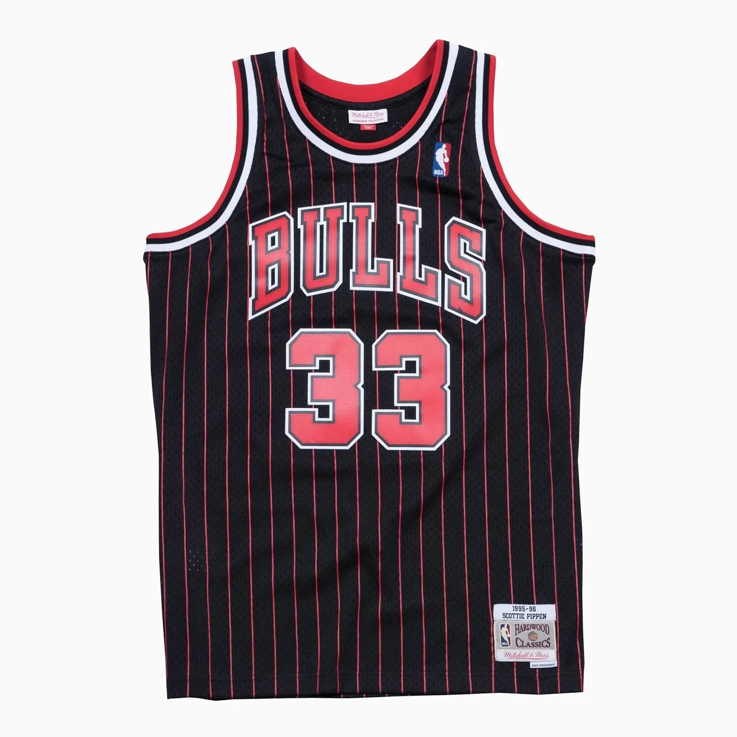 Swingman Scottie Pippen Chicago Bulls NBA 1995-96 Jersey
