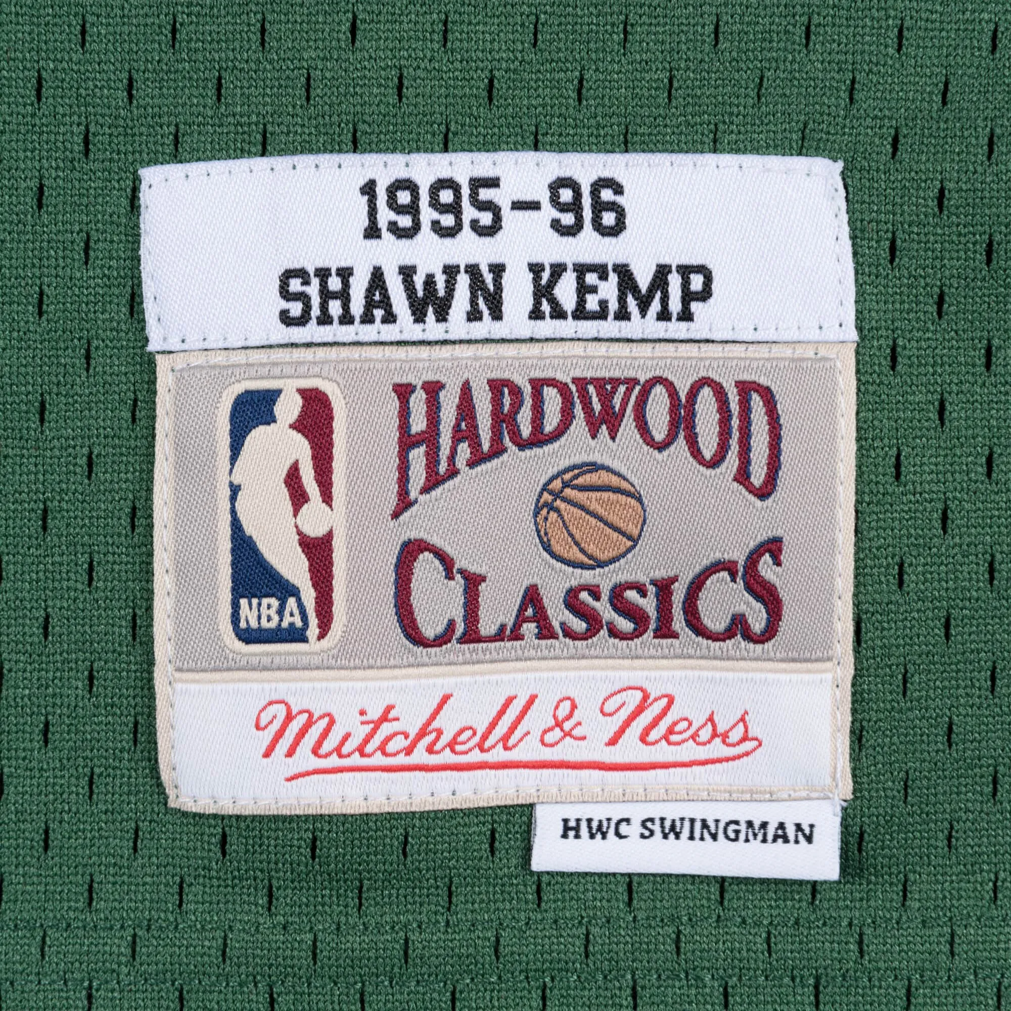 Swingman Seattle Supersonics Shawn Kemp NBA 1995-96 Jersey