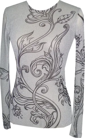 Tattoo Crew Neck Top