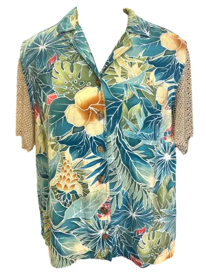 Teal Tropical Ayaloha