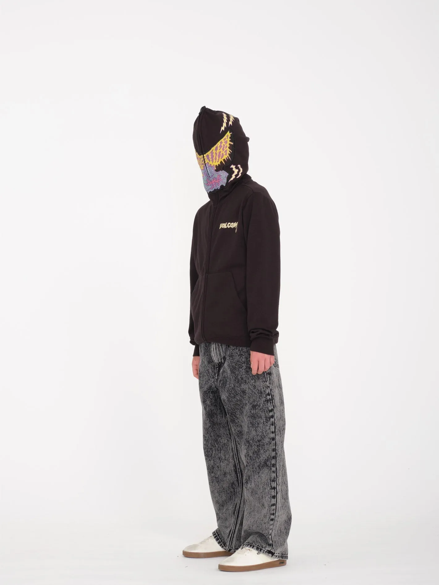 Tetsunori Full Zip Kapuzenpullover - BLACK  - (KINDER)