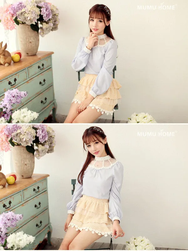 tiers in heaven ruffle skirt
