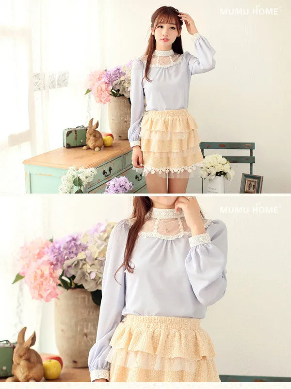 tiers in heaven ruffle skirt