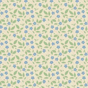 Tilda Sunday Brunch | Tipsy | Cream Blue