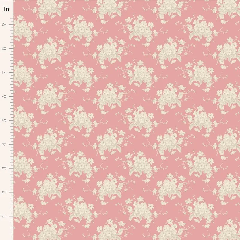 Tilda Sunday Brunch | White Flower | Pink