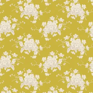 Tilda Sunday Brunch | White Flower | Yellow