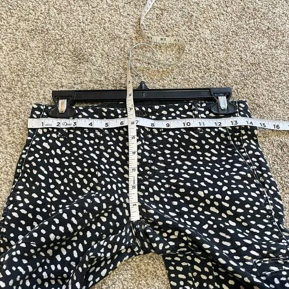 TORY BURCH Pants Black &amp; Off White skinny Jeans size 25