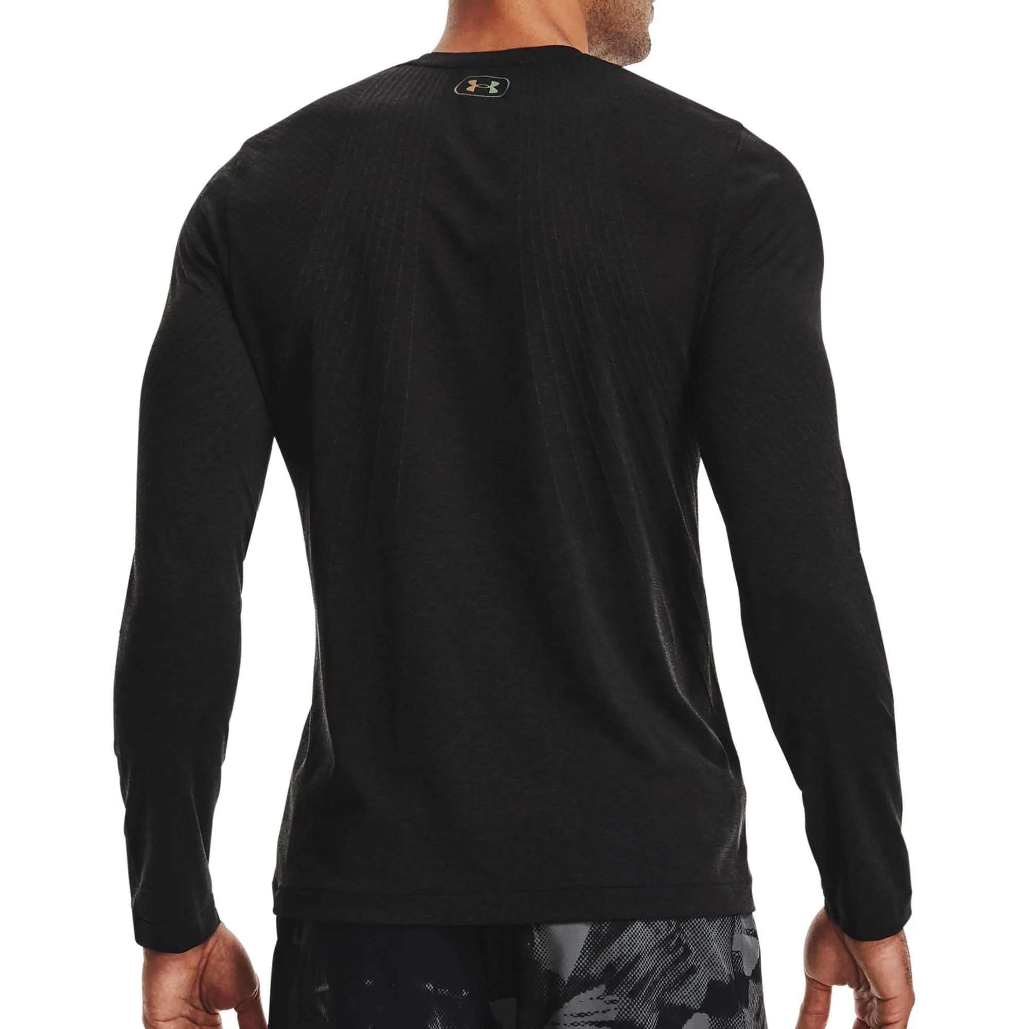 Under Armour Rush Seamless Long Sleeve Mens Training Top - Black