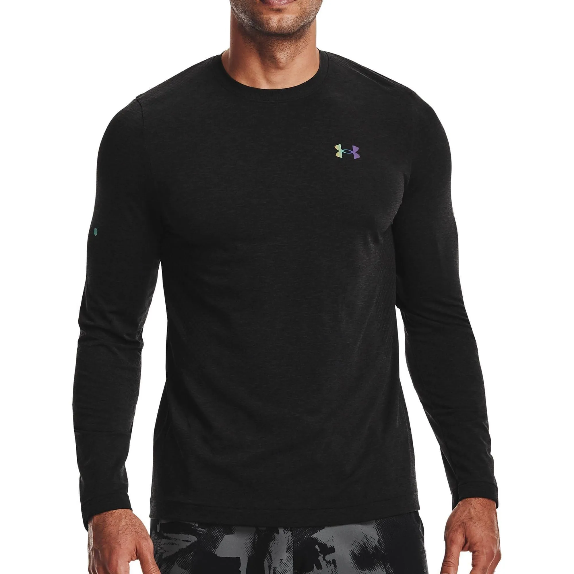 Under Armour Rush Seamless Long Sleeve Mens Training Top - Black