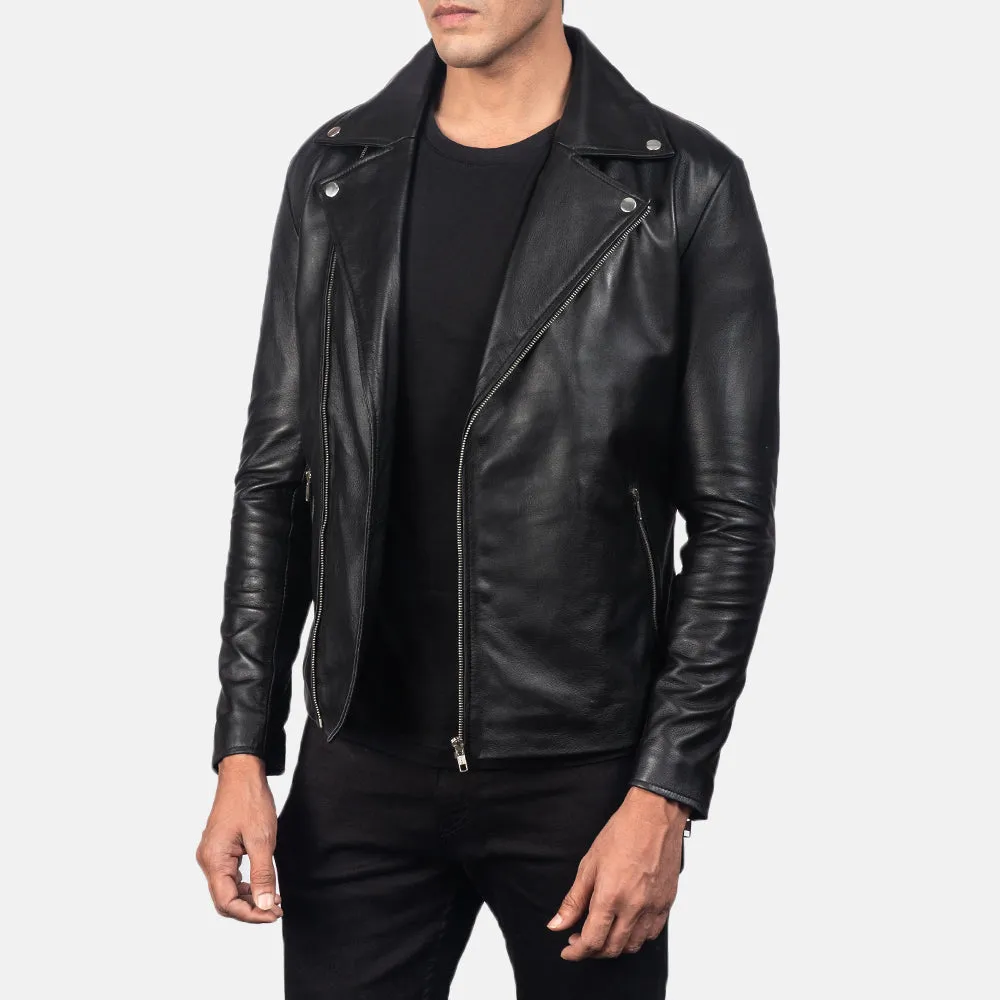 UrbanRider Leather Biker Jacket