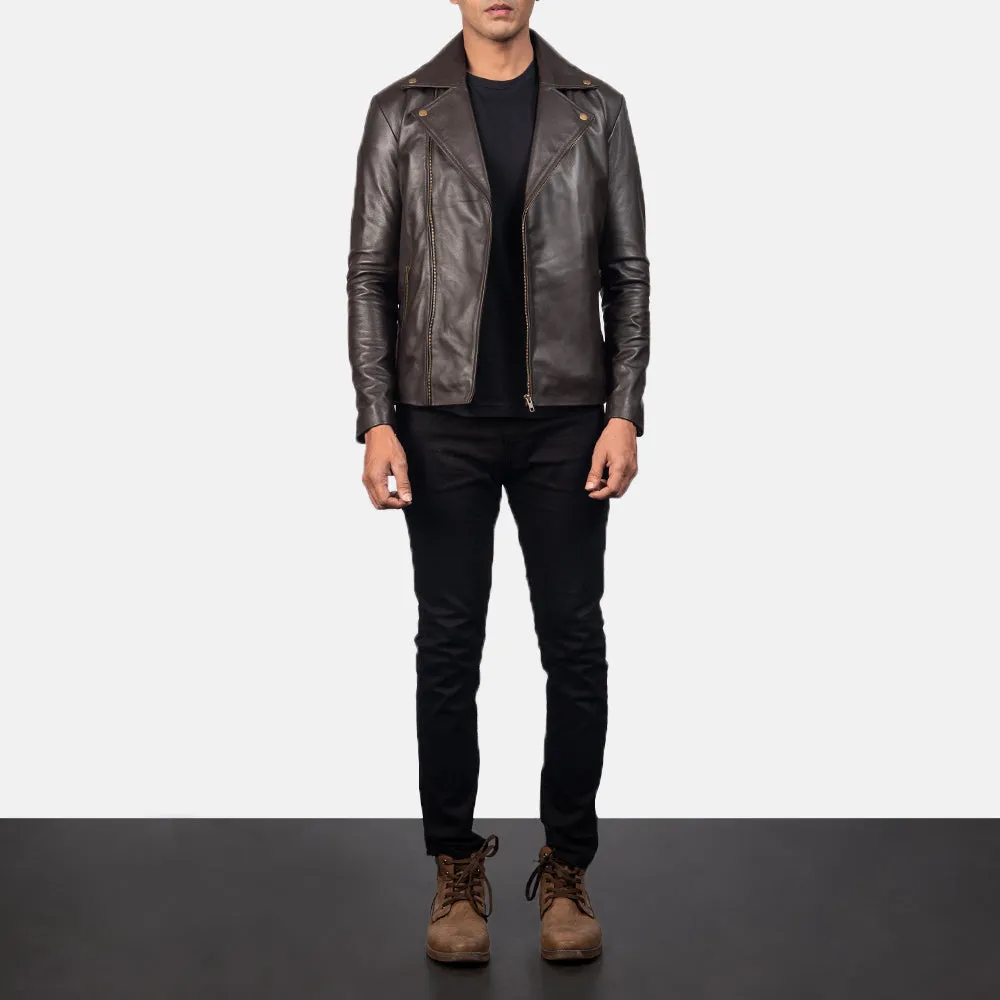 UrbanRider Leather Biker Jacket