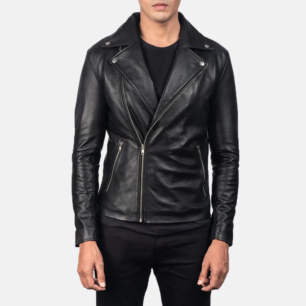 UrbanRider Leather Biker Jacket