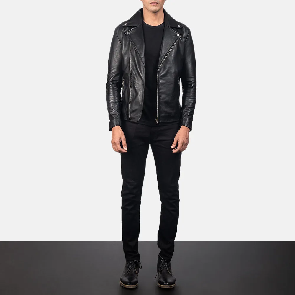 UrbanRider Leather Biker Jacket