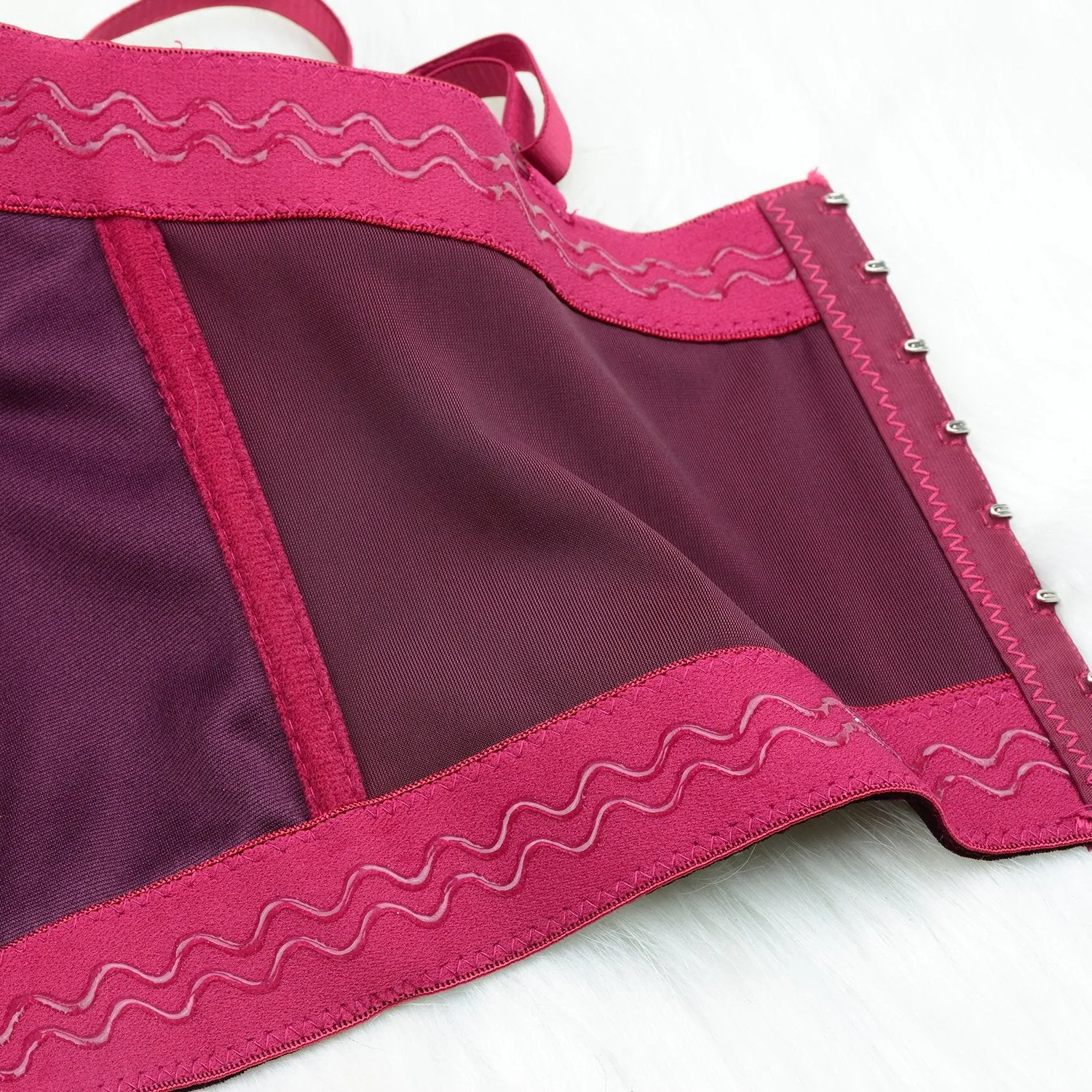 Velvet Soft Bustier Crop Top Push Up Women's Corset Top Bra Red