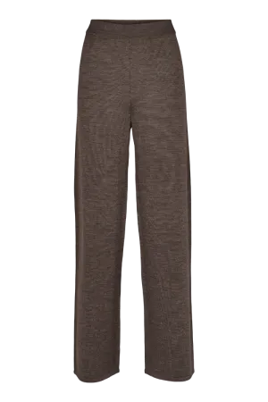 Vera Wide Pants - Brown Mel.