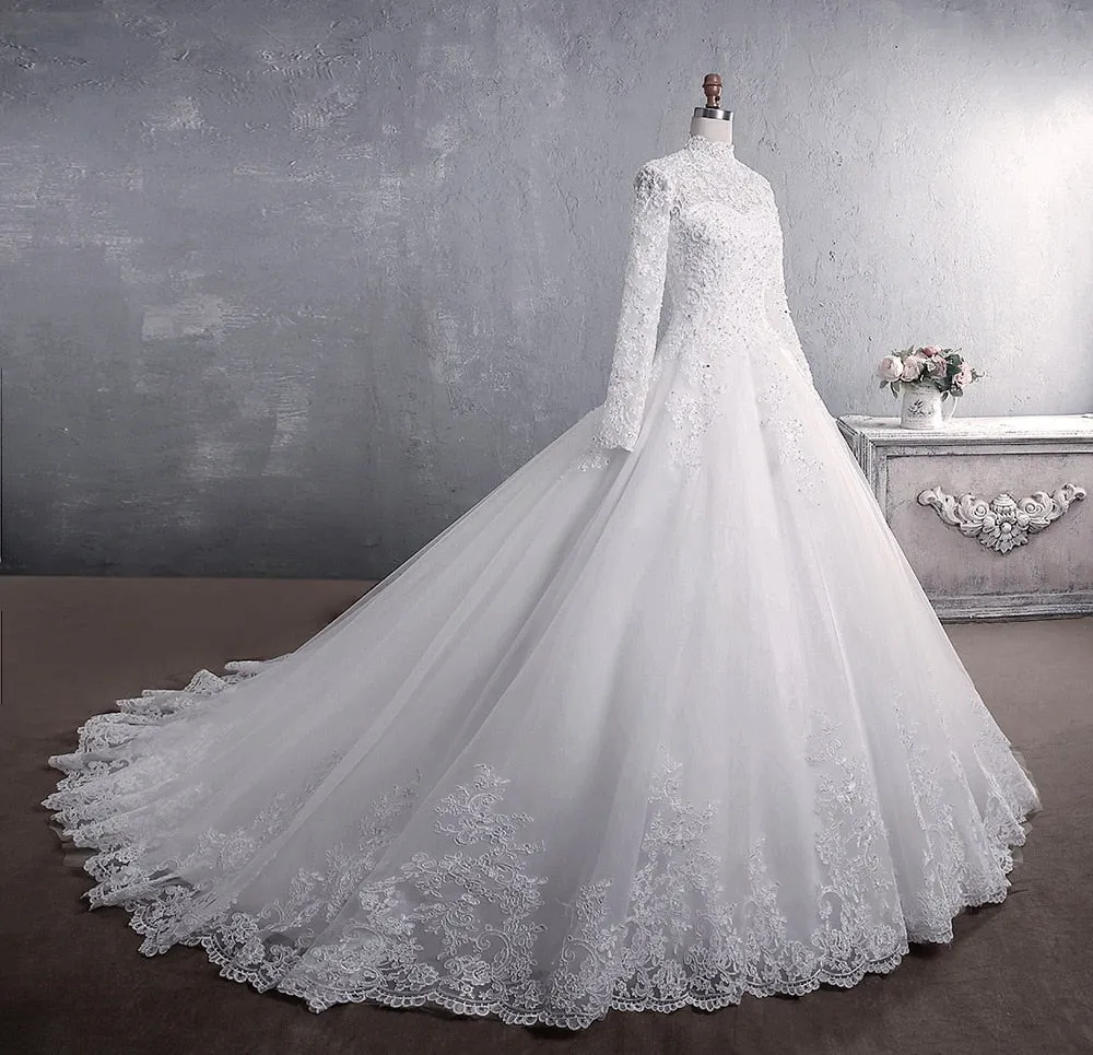 Wedding Dress European American Lace